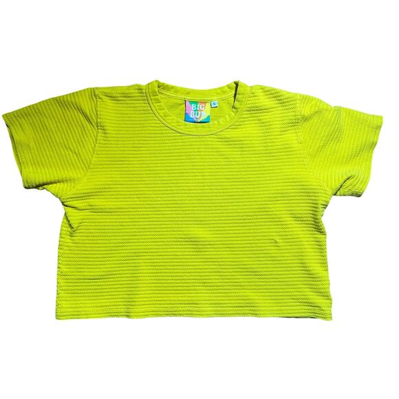 Big Bud Press Honeycomb Tee Yellow Small - Picture 1 of 3